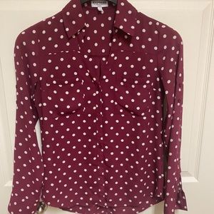 Express Slim Fit Portofino Shirt size small